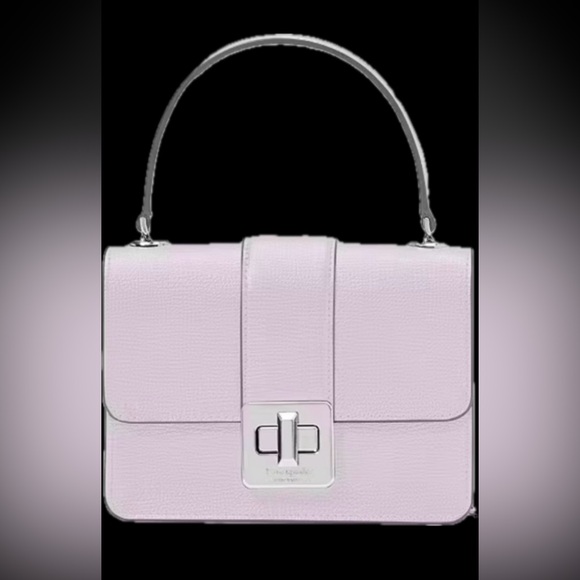 kate spade Handbags - NWT Kate Spade Turnlock Mini Flap Crossbody Bag in Color Light
Frozen Lilac